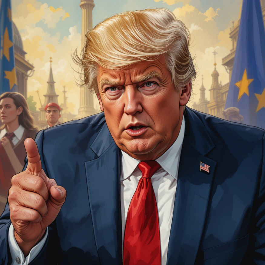 Trump le declaró la guerra comercial a Europa